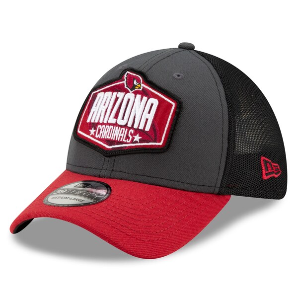 乐天商城 - NFL ドラフト 2021 キャップ カーディナルス ニューエラ New Era グラファイト カーディナル Trucker 39THIRTY Flex
