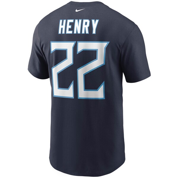 【取寄】NFL Tシャツ デリック・ヘンリー タイタンズ ナイキ Nike ネイビー メンズ 半袖 Name & Number T-Shirt