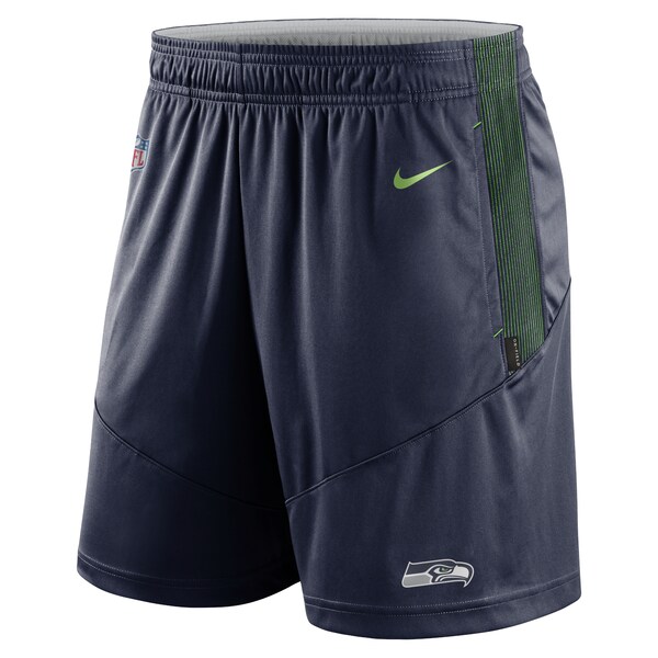 【取寄】NFL ショートパンツ ショーツ シーホークス ナイキ Nike カレッジネイビー メンズ Sideline Performance Knit Shorts