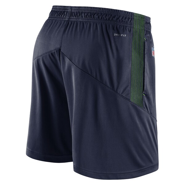 【取寄】NFL ショートパンツ ショーツ シーホークス ナイキ Nike カレッジネイビー メンズ Sideline Performance Knit Shorts