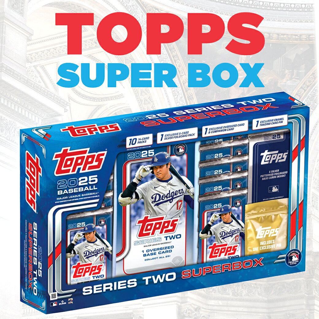 MLB x TOPPS トレーディングカードボックス特集｜人気シリーズを一挙