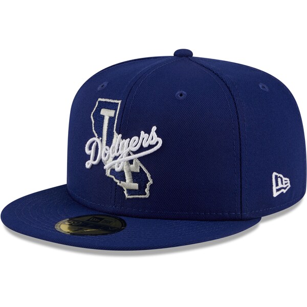 【取寄】ドジャース MLB キャップ ニューエラ New Era ロイヤル Local II 59FIFTY Fitted Hat - 
本拠地が所在する州をかたどったチームロゴCAP取寄受付開始！
