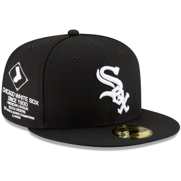 【取寄】ホワイトソックス MLB キャップ ニューエラ New Era ブラック Sidescreen 59FIFTY Fitted Hat - 
サイドに印されたチームごとのデザインが特徴のMLBキャップ取寄受付開始！
