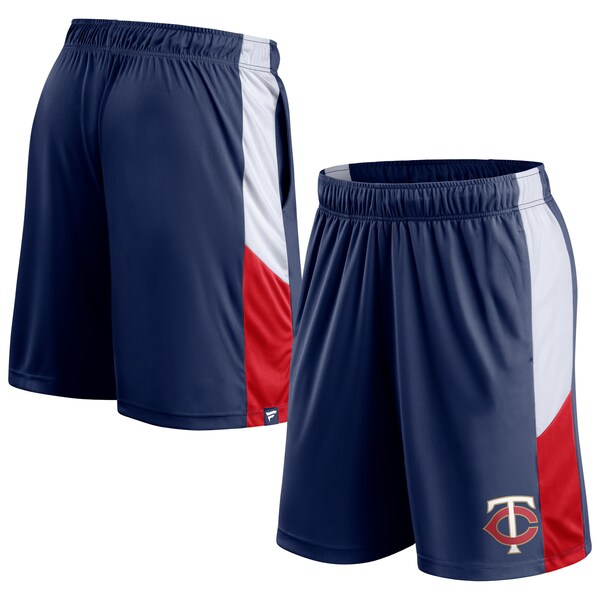 【取寄】ミネソタ・ツインズ MLB ショートパンツ ショーツ ネイビー メンズ Prep Squad Champion Rush Colorblock Shorts