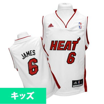 NBA ヒート レブロン・ジェイムス キッズユニフォーム ホーム アディダス Kids Revolution 30 Replica ユニフォーム 【0617価格変更】 特別セール