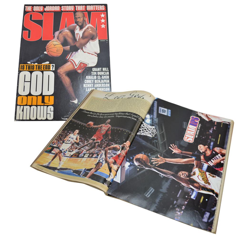 NBA ブルズ マイケル・ジョーダン フォトフレーム Photo Frame in SLAM 1998/8