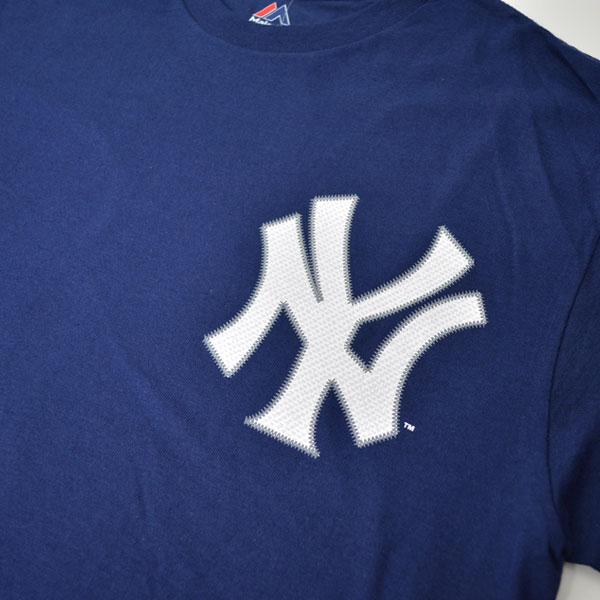 リニューアル記念メガセール 田中将大 Tシャツ ヤンキース MLB ネイビー マジェスティック selection-j-10071532 MLB.NBAグッズショップ SELECTION サンプル画像2