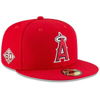 エンゼルス MLB キャップ ニューエラ New Era レッド 60周年記念 選手着用モデル 59FIFTY Fitted Hat - 
エンゼルス60周年記念キャップが再入荷！
