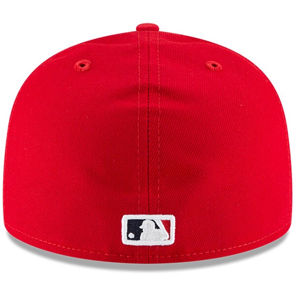 エンゼルス MLB キャップ ニューエラ New Era レッド 60周年記念 選手着用モデル 59FIFTY Fitted Hat