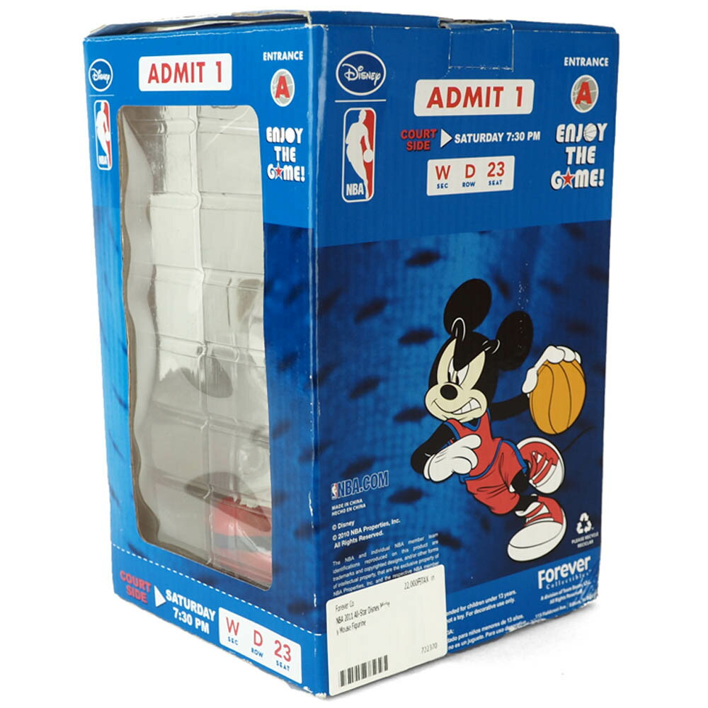 ミッキーマウス フィギュア NBA 2011 オールスター ディズニー Forever Collectibles Disney Mickey Mouse Figurine