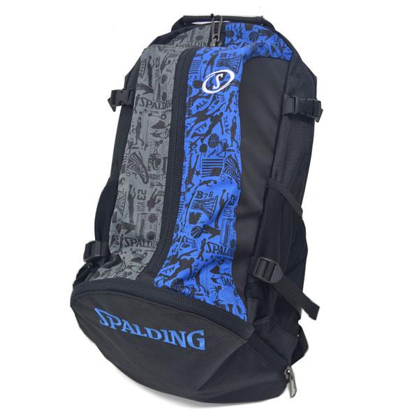 NBA リュック/バックパック メンズ グラフィティーブルー スポルディング/SPALDING CAGER BACK PACK