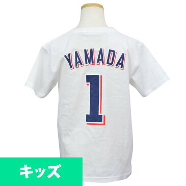 お取り寄せ NPB 東京ヤクルトスワローズ グッズ 山田哲人 ネーム&ナンバー Tシャツ マジェスティック/Majestic