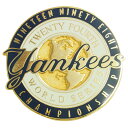 MLB ヤンキース ピンバッジ 第24回 ワールド・シリーズ・チャンピオンシップ 1998 レアアイテム