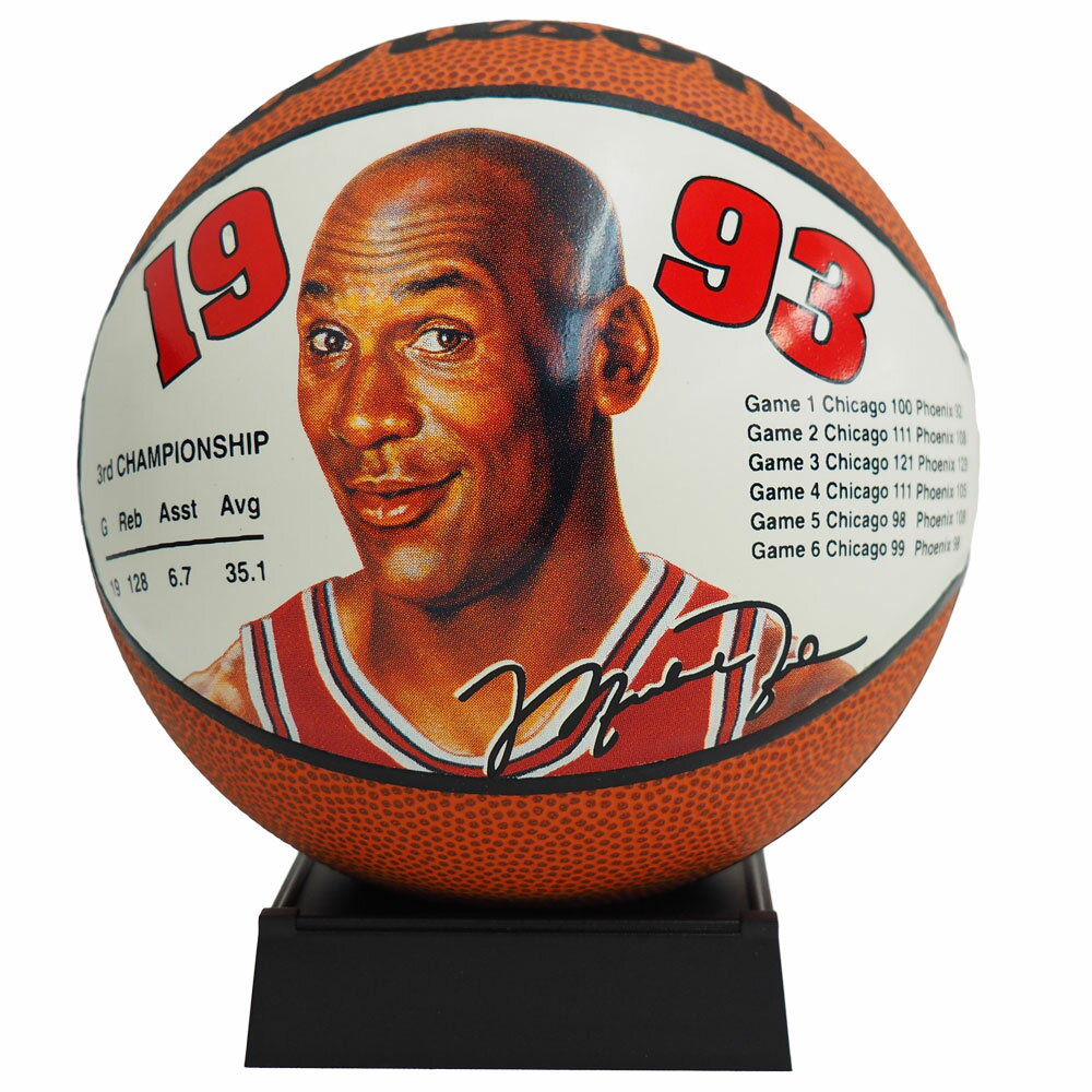 NBA ブルズ マイケル・ジョーダン ミニ バスケットボール 1993 ウィルソン/Wilson レアアイテム BSKTBLL特集