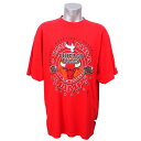 NBA ブルズ 1996年 ファイナル優勝 シーズン72勝達成 記念Tシャツ Logo Athletic レッド レアアイテム TSS【OCSL】