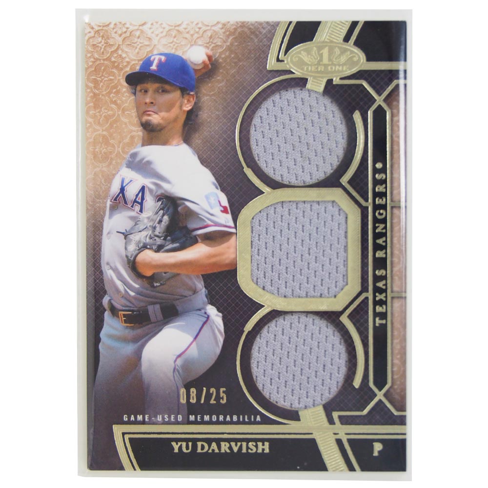 MLB レンジャーズ ダルビッシュ有 2015 ユーズド ジャージ カード トップス/Topps レアアイテム