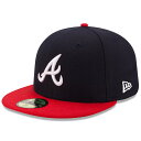 MLB ブレーブス オーセンティック オンフィールド 59FIFTY キャップ 帽子 ニューエラ/New Era ホーム