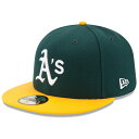 アスレチックス キャップ ニューエラ NEW ERA MLB オーセンティック オンフィールド 59FIFTY ホーム 平つば キャップ 特集