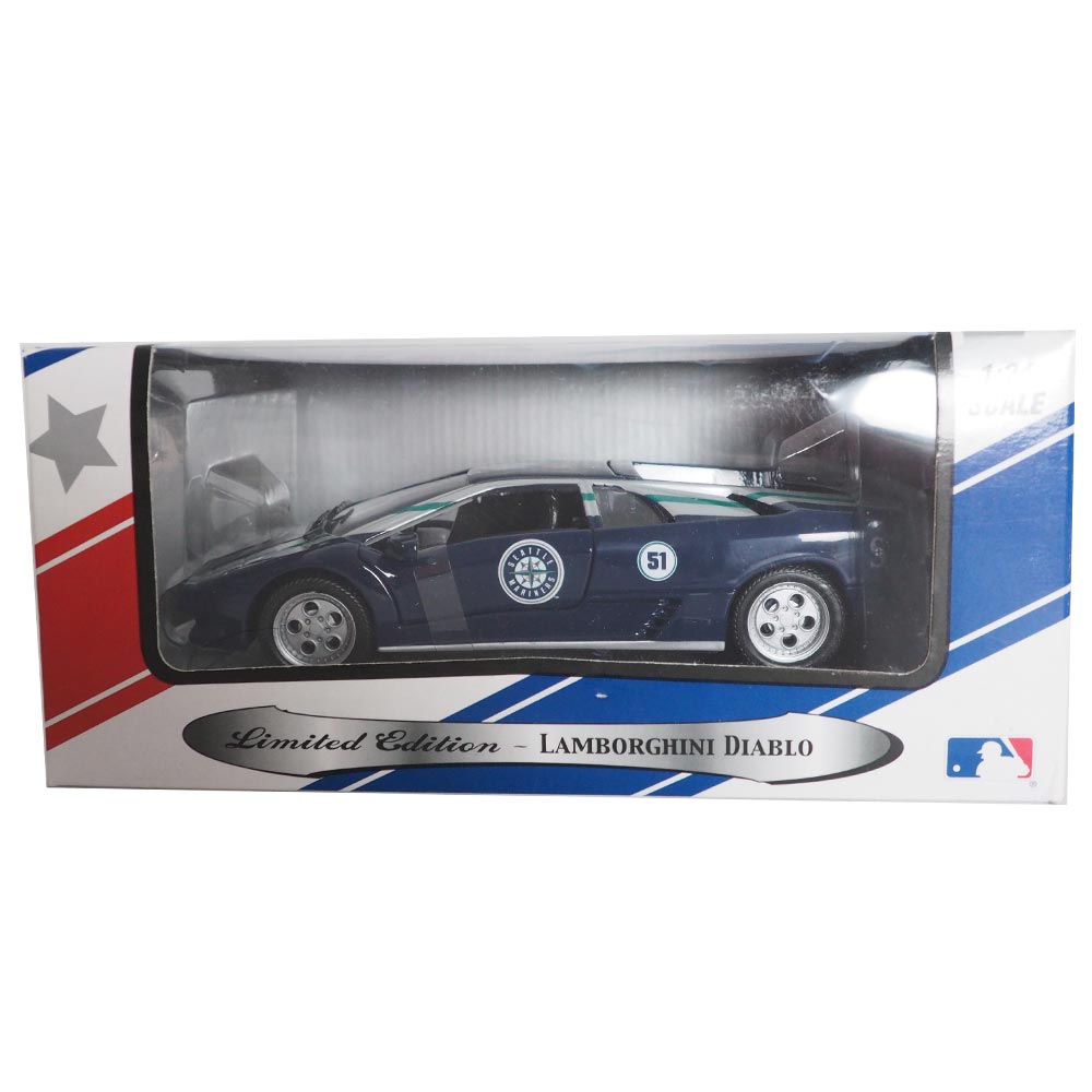 MLB マリナーズ イチロー 2002 ランボルギーニ ディアボロ ダイキャスト モデルカー/ミニカー フレア/Fleer レアアイテム