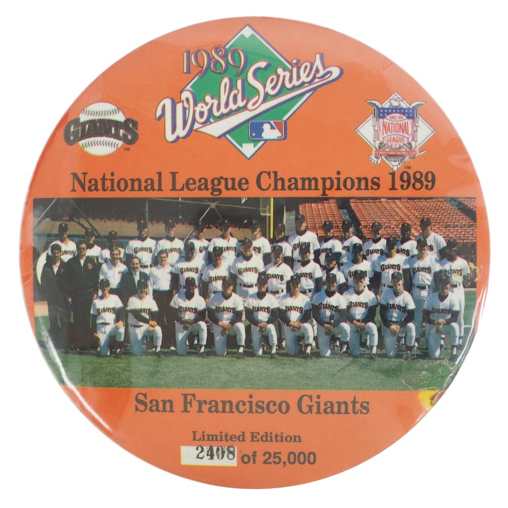 Rakuten - MLB ジャイアンツ ワールドシリーズ 1989 バッジスタンド