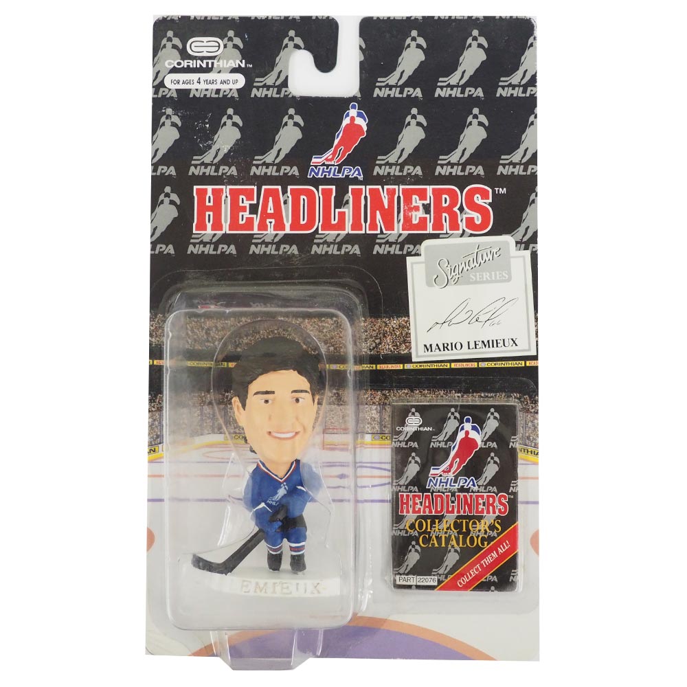 NHL マリオ・ルミュー ヘッドライナーズ フィギュア 1996 エディション コリンシアン/Corinthian レアアイテム