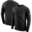 お取り寄せ NFL パンサーズ エンザイム ロングスリーブ Tシャツ ナイキ/Nike ブラック