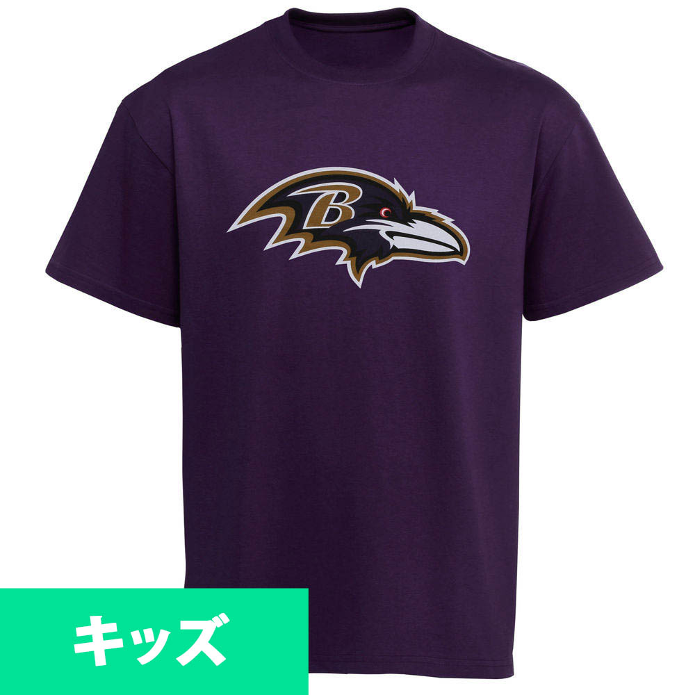 NFL レイブンズ キッズ チームロゴ Tシャツ マジェスティック/Majestic