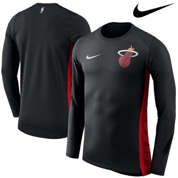 NBA Nike/ナイキ ヒート エリート シューター パフォーマンス ロングスリーブ Tシャツ ブラック