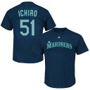 MLB マリナーズ イチロー プレイヤー Tシャツ 半袖 マ...