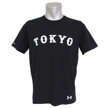 読売ジャイアンツ/巨人 グッズ TOKYO チャージド コットン Tシャツ アンダーアーマー/UNDER ARMOUR ブラック/ホワイト
