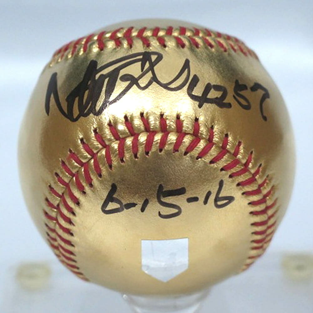 ご予約 MLB マーリンズ イチロー 直筆トリプルサイン入り 通算4257本安打達成記念 ゴールドボール
