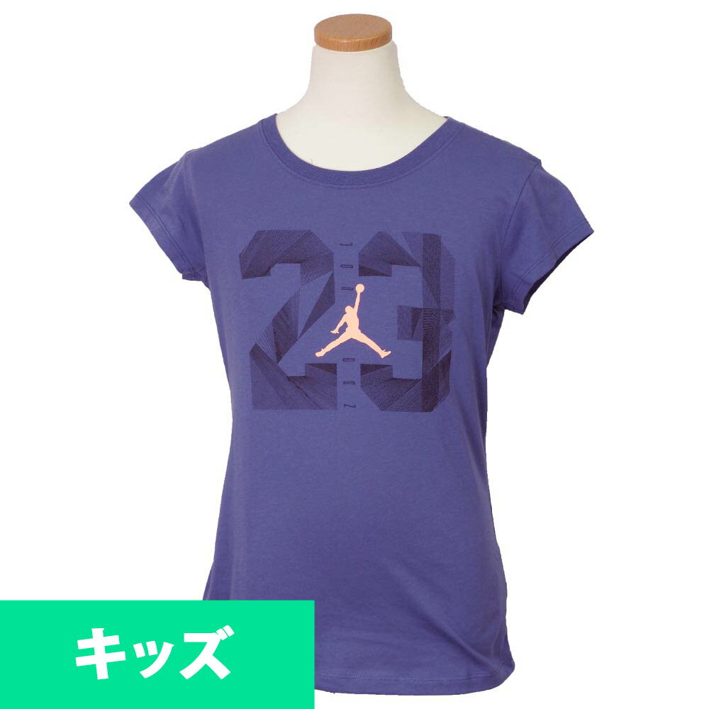 ジョーダン/JORDAN ガールズ Tシャツ 半袖 23 ブルー【OCSL】