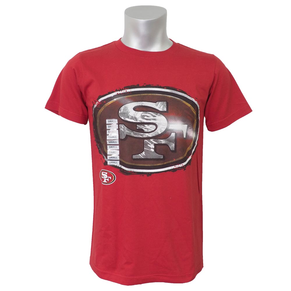 NFL 49ers Tシャツ 半袖 ライン トゥ ゲイン マジェスティック/Majestic レッド