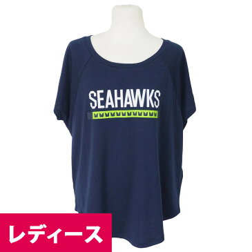 NFL シーホークス レディース Tシャツ 半袖 17 W ドライ ナイキ/Nike ネイビー【OCSL】