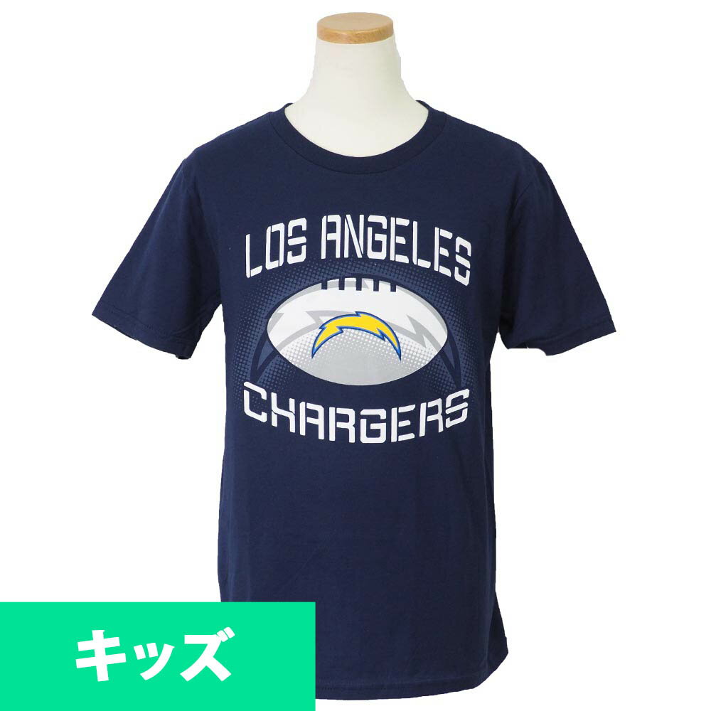 NFL チャージャーズ キッズ Tシャツ 半袖 インフィニティ ネイビー