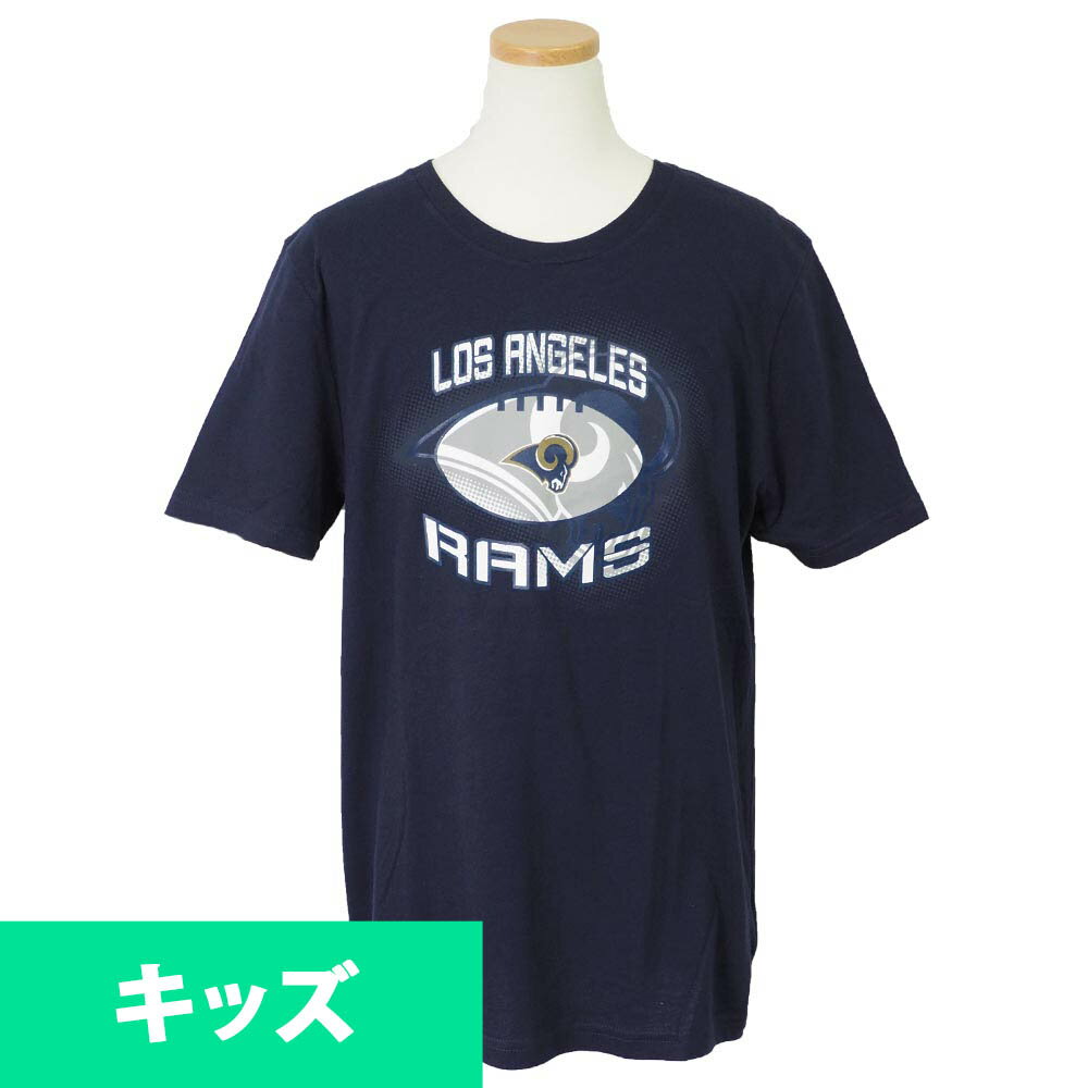 NFL ラムズ キッズ Tシャツ 半袖 インフィニティ ネイビー