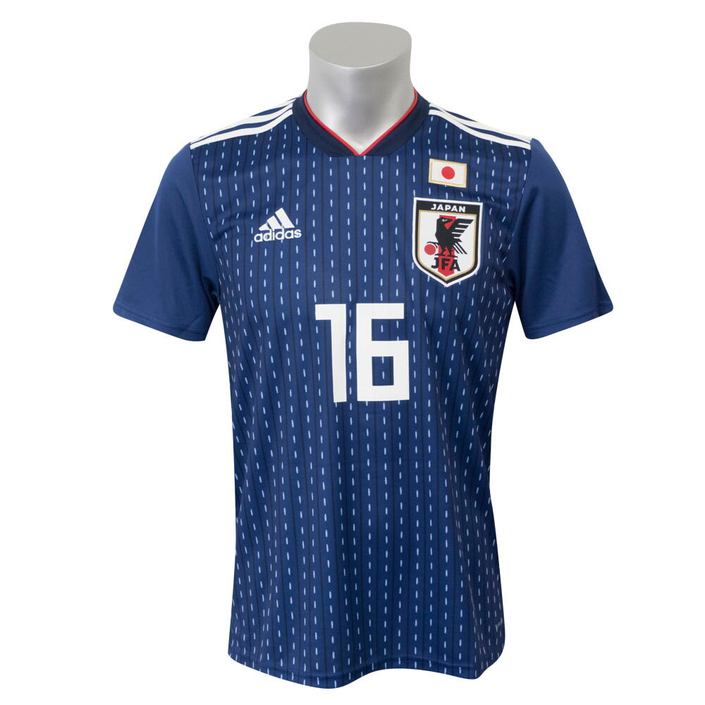 SOCCER サッカー日本代表 山口 #16 2018 レプリカユニフォーム 半袖 アディダス/Adidas ホームセール サッカー 用品 セール