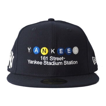 MLB ヤンキース キャップ/帽子 MTA コラボ 59FIFTY ニューエラ/New Era ネイビー