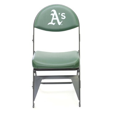 お取り寄せ MLB アスレチックス プレミアム 折り畳み チェア イクスパス/IXPASS グリーン