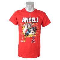 MLB エンゼルス Tシャツ マイティ・ソー マーベル マジェスティック/Majestic レッド - 
大人気アメコミ『MARVEL』× メジャーリーグコラボTシャツ！
