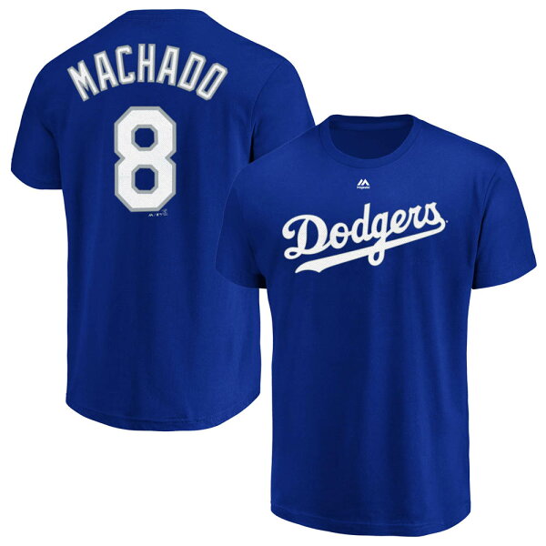 Majestic MLB ドジャース マニー・マチャド Tシャツ プレイヤー