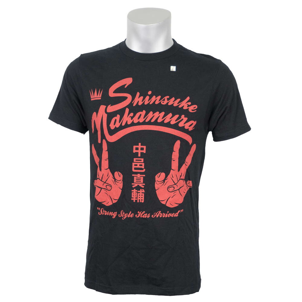 WWE 中邑真輔 Tシャツ ストロングスタイル ハズ アライブド ビンテージ ブラックのサムネイル