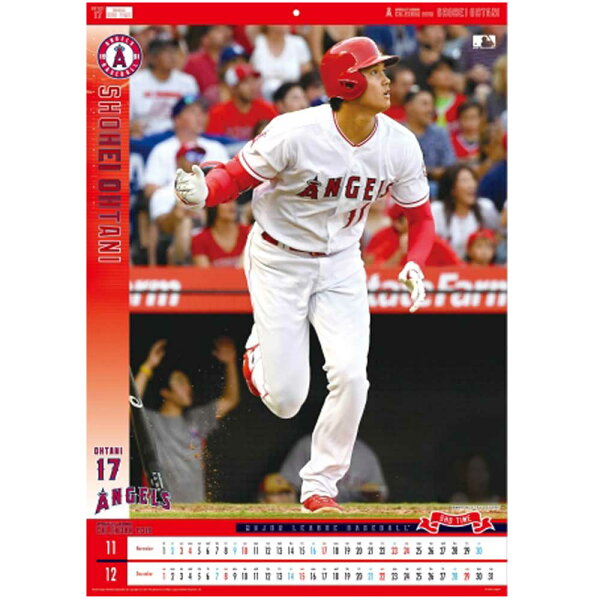 MLB エンゼルス 大谷翔平 2019 カレンダー