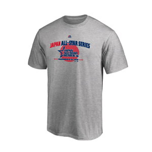 リニューアル記念メガセール MLB Tシャツ 2018 日米野球 All Star Series 1 マジェスティック/Majestic グレー 1009IK