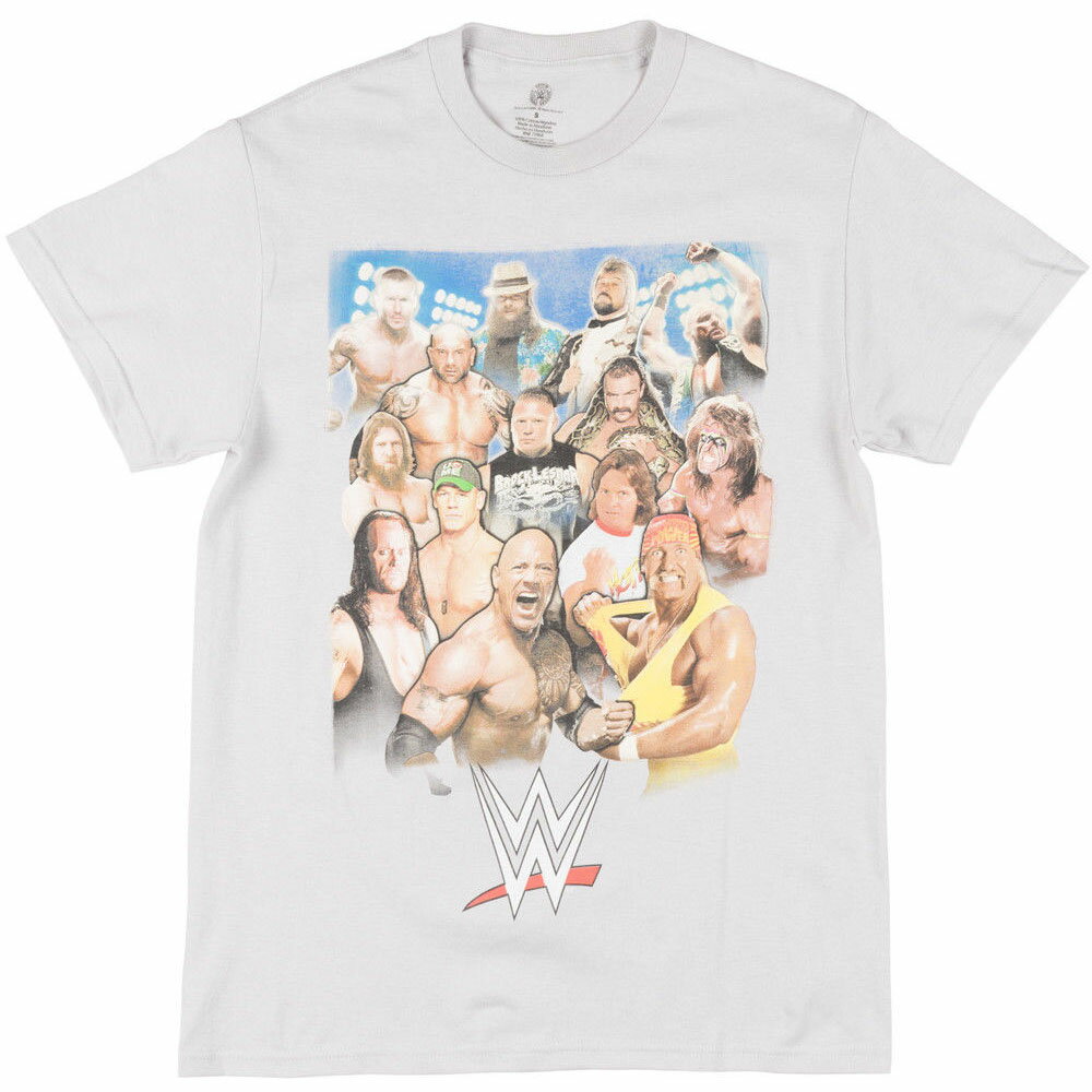 WWE Tシャツ レジェンド レッスル スターズ グレー【OCSL】