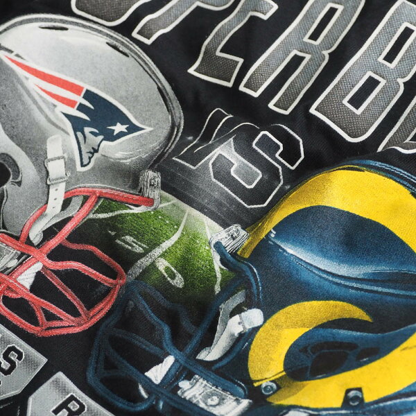 NFL Tシャツ 第53回スーパーボウル記念 ペイトリオッツ vs ラムズ ゴールライン スタンド