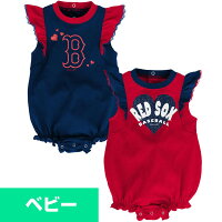 【取寄】MLB ロンパース/ベビー服 2着セット - 
フリル＆ハートが可愛い★MLBベビー服セット取寄開始！
