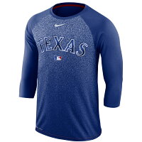 【取寄】お取り寄せ MLB レンジャーズ Tシャツ オーセンティックコレクション レジェンド スリークォーター ナイキ/Nike - 
選手着用モデル！ナイキMLB七分袖シャツ取寄スタート！
