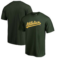 【取寄】お取り寄せ MLB アスレチックス Tシャツ チーム ワードマーク グリーン - 
MLBチームロゴTEE取寄スタート！
