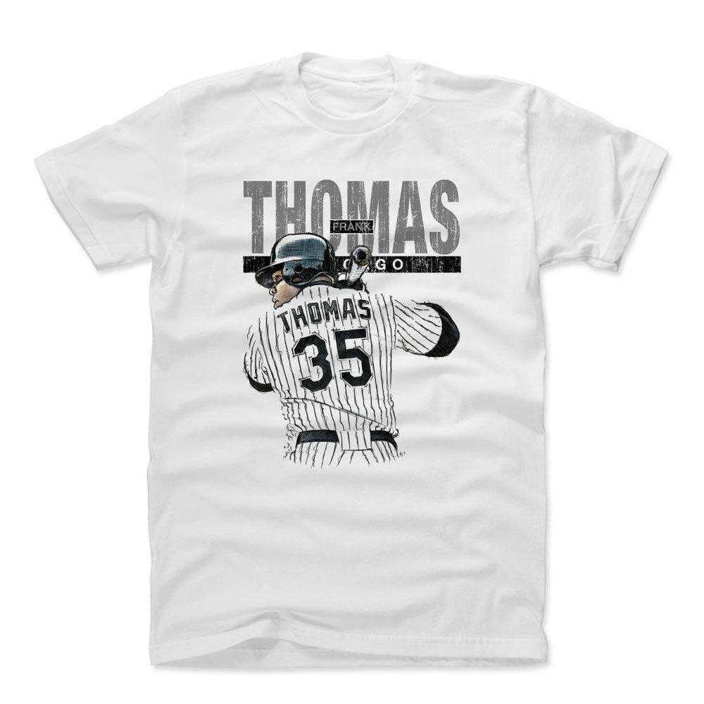 MLB Tシャツ ホワイトソックス フランク・トーマス Player Art Cotton T-Shirt 500Level ホワイト 1112LV【OCSL】